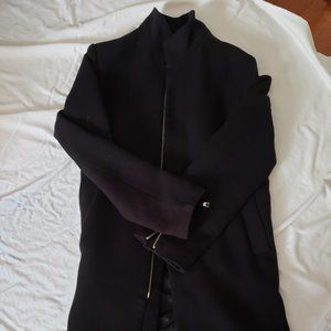 H&M Men's Black Overcoat